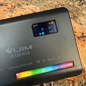 ❌ SOLD - VIJIM VL120 RGB Video Light – Portable LED Camera Light Panel